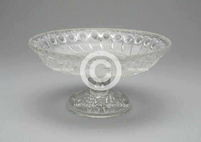 Compote, 1835/50. Creator: Boston and Sandwich Glass Company.
