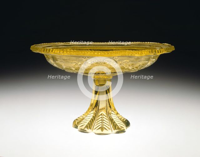 Compote, 1830/45. Creator: Boston and Sandwich Glass Company.