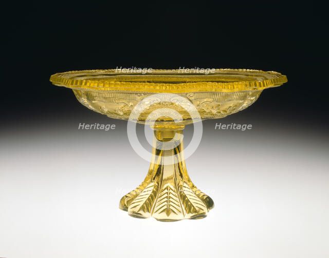 Compote, 1830/45. Creator: Boston and Sandwich Glass Company.