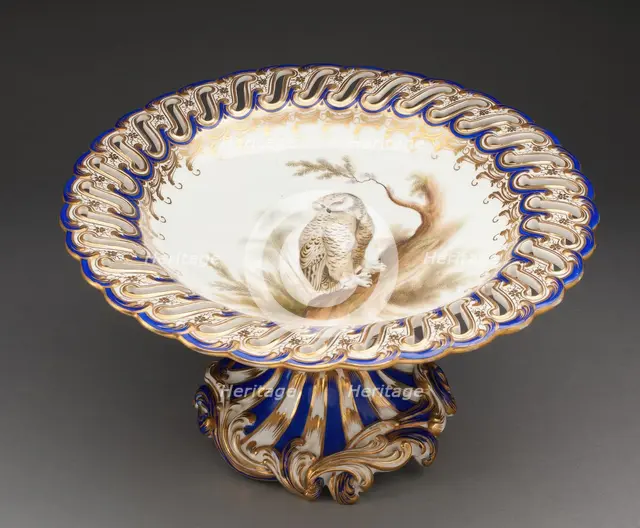 Compote, Worcester, 1849. Creator: Chamberlain and Company.