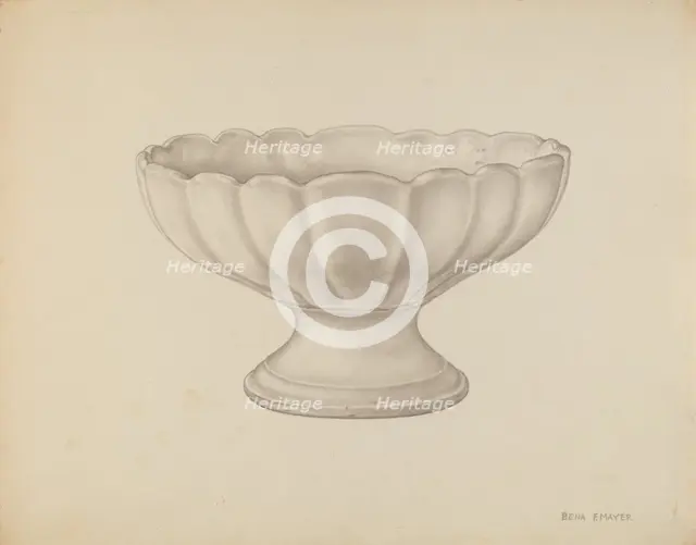 Compote, c. 1939. Creator: Bena Mayer.