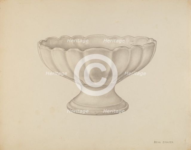 Compote, c. 1939. Creator: Bena Mayer.