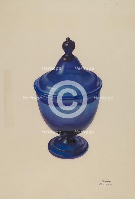 Compote, c. 1939. Creator: Beverly Chichester.