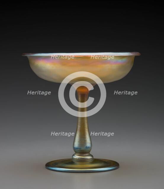 Compotier, about 1900. Creator: Tiffany Glass.