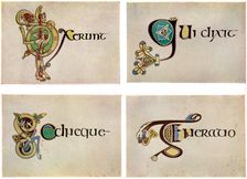 Compound letters, 800 AD, (20th century)