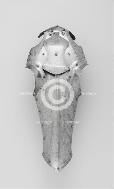 Composed armour for...Horse, European, Italy, Spain, Flanders and England, c1450-1525. Creator: Ambrogio de Osma.