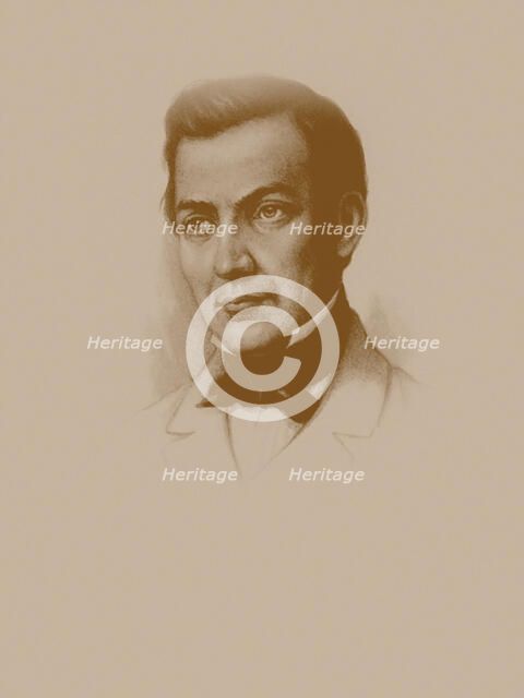 Composer Aleksander Lvovich Gurilyov (1803-1858). Creator: Anonymous.