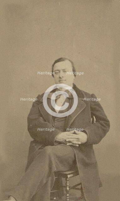 Composer Dominique François Xavier Boisselot (1811-1893), 1861. Creator: Photo studio Numa fils, Paris  .