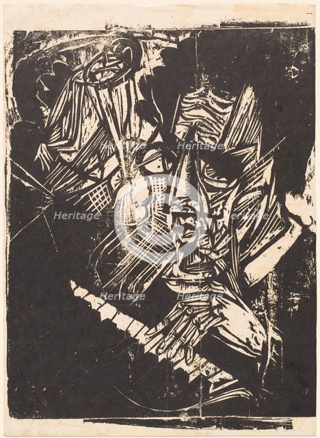 Composer Klemperer, 1916. Creator: Ernst Kirchner.