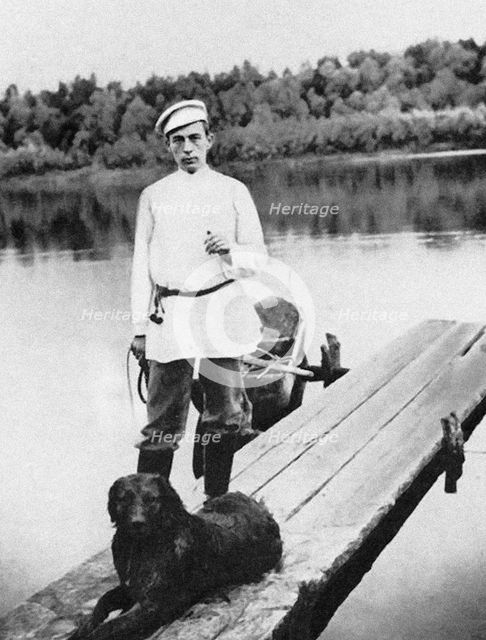 Composer Sergei Rachmaninov (1873-1943), 1895. Artist: Anonymous  
