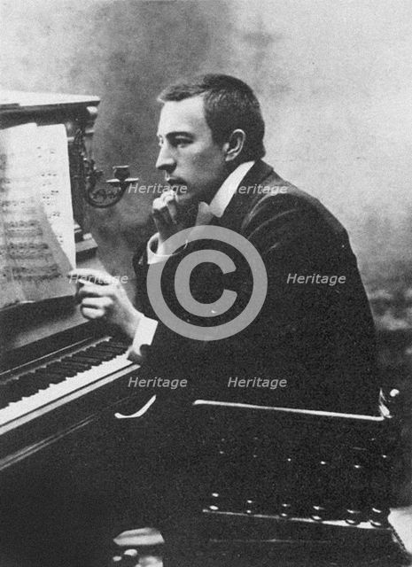 Composer Sergei Rachmaninov (1873-1943), 1900s.
