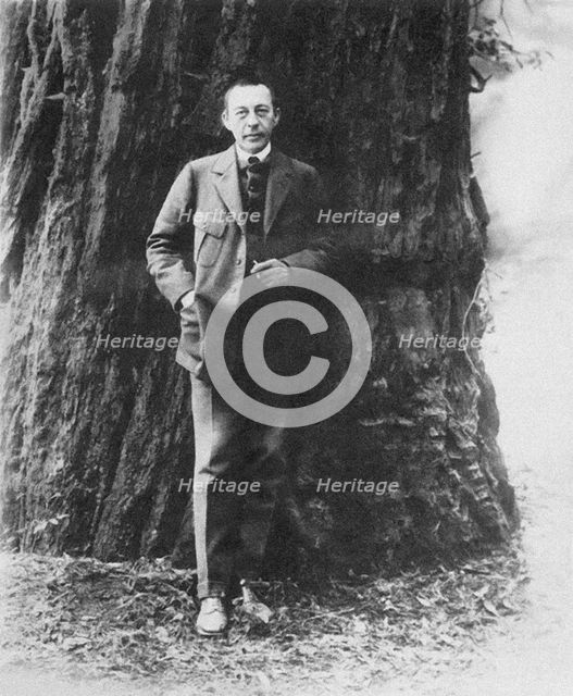 Composer Sergei Rachmaninov (1873-1943), 1919.