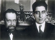 Composers Nikolai Myaskovsky and Aram Khachaturian, 1933