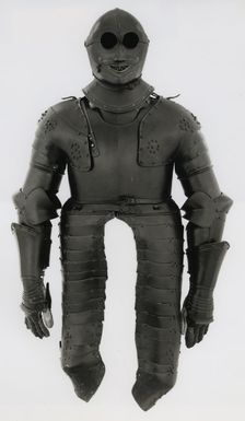Composite Armor for Heavy Cavalry (Cuirassier), Nuremberg, 1620-40. Creator: Unknown