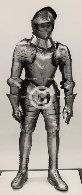 Composite Boy's Armor for Foot Tournament at the Barriers, Augsburg, c. 1600. Creator: Unknown.