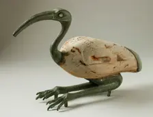 Composite Ibis Figure (image 2 of 2), 712-332 B.C.. Creator: Unknown