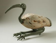 Composite Ibis Figure (image 2 of 2), 712-332 B.C.. Creator: Unknown