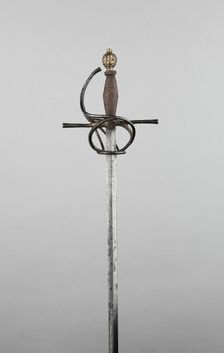 Composite Rapier for a Boy, Germany, Hilt: c. 1590/1600 Blade: 1600/1700 Pommel: c. 1700. Creator: Unknown