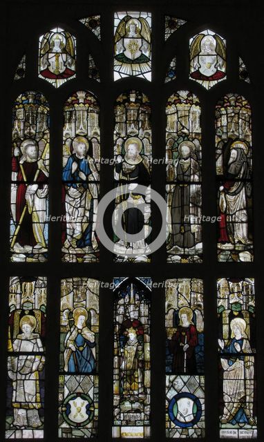 Composite Window of English Stained Glass, British, 15th century. Creator: Unknown.