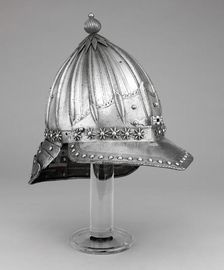 Composite Zischägge (Helmet), Flanders, c. 1620. Creator: Unknown