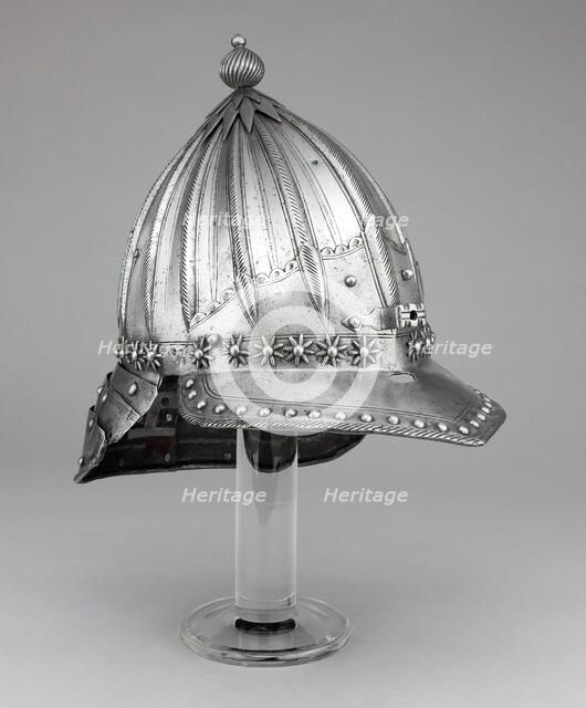 Composite Zischägge (Helmet), Flanders, c. 1620. Creator: Unknown.