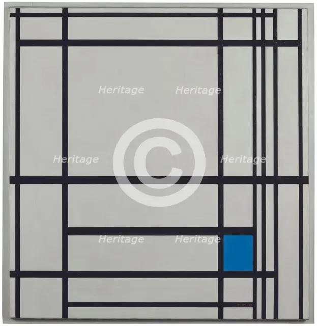 Compositie met lijnen en met kleur: III, 1937. Creator: Mondrian; Piet (1872-1944).