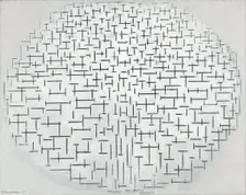 Composition 10 in black and white, 1915. Creator: Mondrian, Piet (1872-1944)