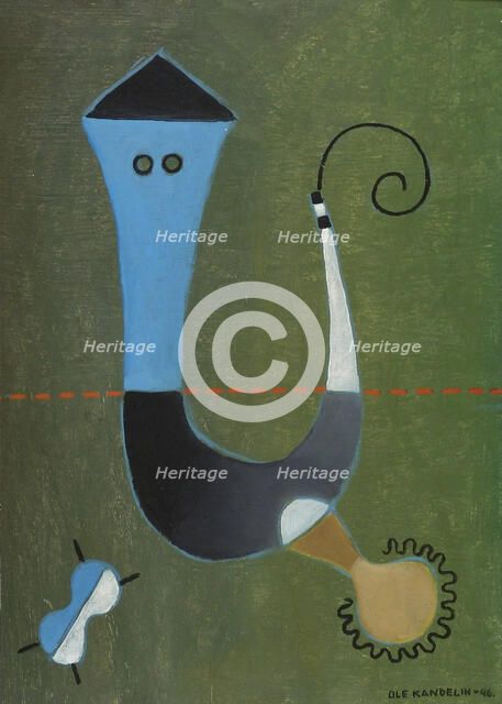 Composition, 1946. Creator: Ole Kandelin.