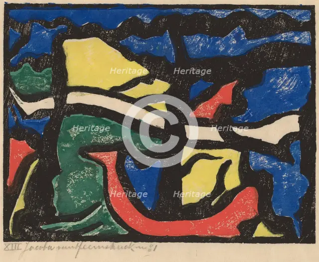 Composition, 1914/1915. Creator: Jacoba van Heemskerck van Beest.