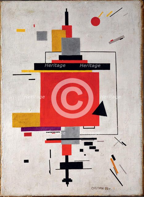 Composition, 1920. Creator: Nikolay Suetin.