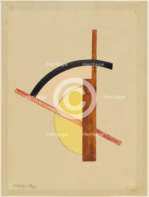 Composition, 1921. Creator: Moholy-Nagy, Laszlo (1895-1946).