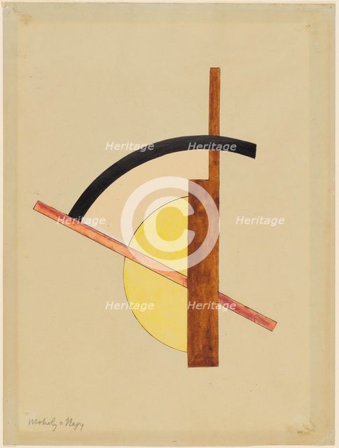 Composition, 1921. Creator: Moholy-Nagy, Laszlo (1895-1946).