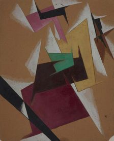 Composition, 1921. Creator: Popova, Lyubov Sergeyevna (1889-1924)