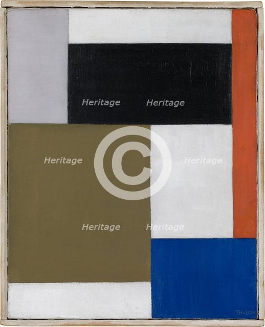 Composition 1923-1924. Creator: Theo Van Doesburg.