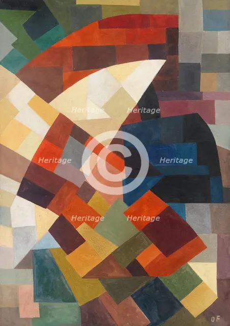 Composition, 1930. Creator: Freundlich, Otto (1878-1943).