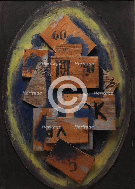 Composition 2;The Second Commandment, 1918. Creator: Vilhelm Lundstrom.