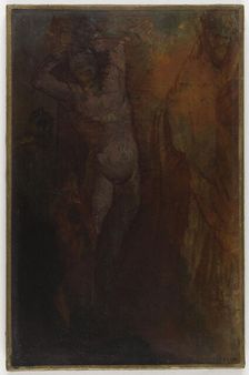 (Composition à trois personnages (Flagellation ?). Creator: Odilon Redon