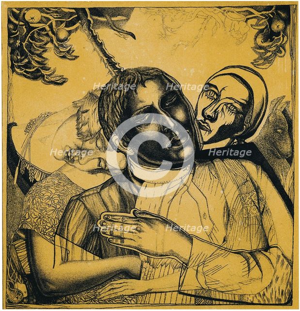 Composition. Artist: Filonov, Pavel Nikolayevich (1883-1941)