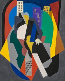 Composition, évocation figurée ou Sur l'avenue, 1920. Creator: Gleizes, Albert (1881-1953)