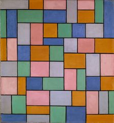 Composition in dissonances, 1918. Creator: Theo Van Doesburg
