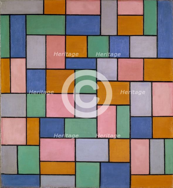 Composition in Dissonances, 1919. Creator: Doesburg, Theo van (1883-1931).