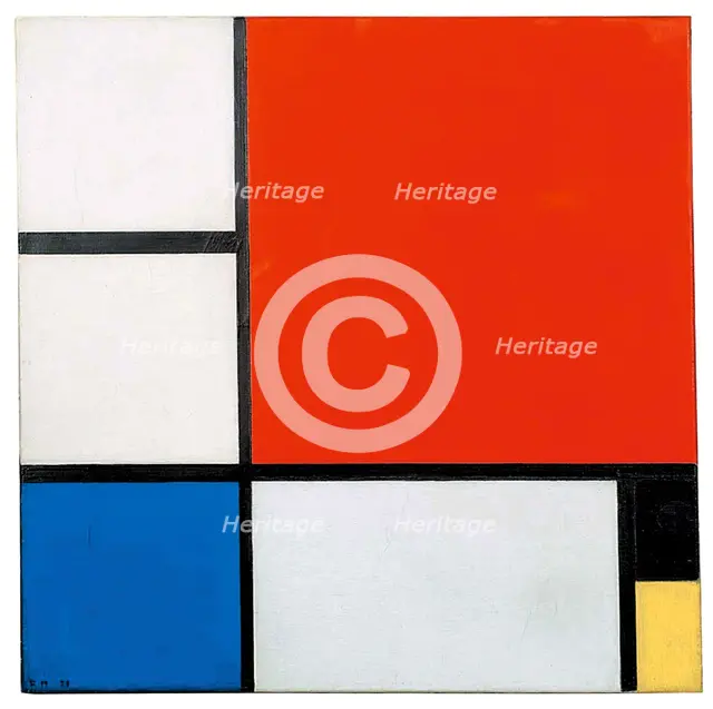 Composition II, 1929. Creator: Mondrian; Piet (1872-1944).