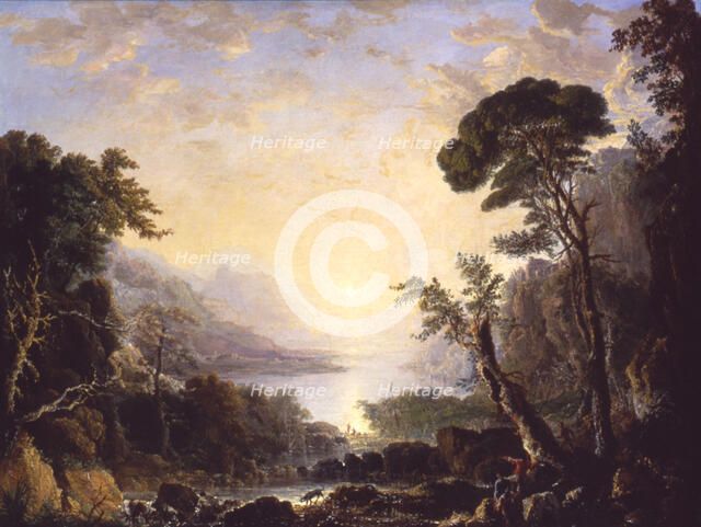 Composition, Italian Scenery, 1846. Creator: George Loring Brown.