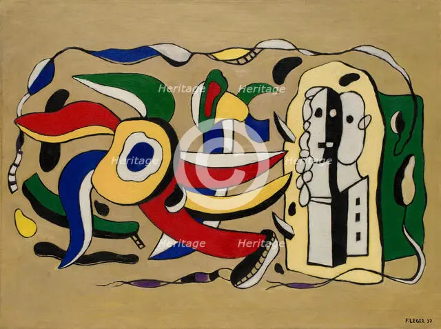 Composition murale, 1937. Creator: Fernand Leger.