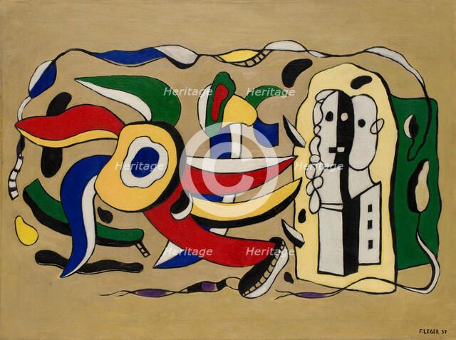 Composition murale, 1937. Creator: Fernand Leger.
