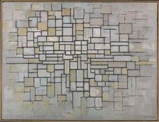 Composition No. 2, 1913. Creator: Mondrian, Piet (1872-1944)