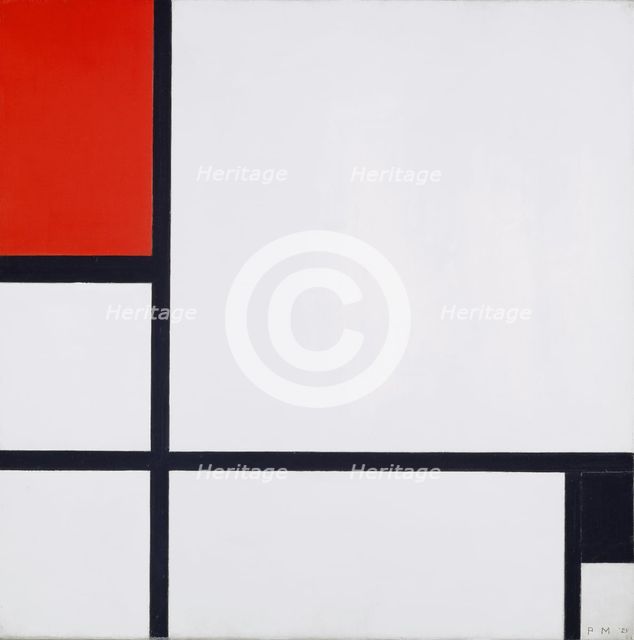Composition no. I, 1929. Creator: Piet Mondrian.