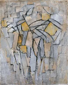 Composition No. XIII / Composition 2, 1913. Artist: Mondrian, Piet (1872-1944)