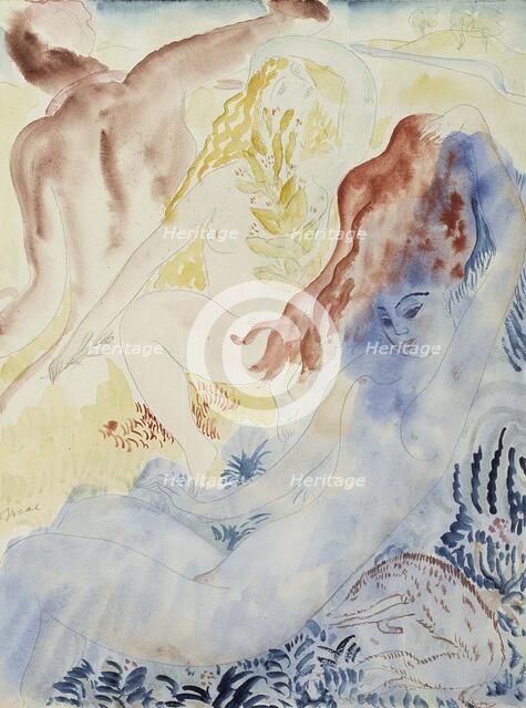 Composition, Sun and Shadow, c1920s. Creator: Isaac Grunewald.