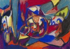 Composition (Worship), 1930. Creator: Hölzel, Adolf (1853-1934)